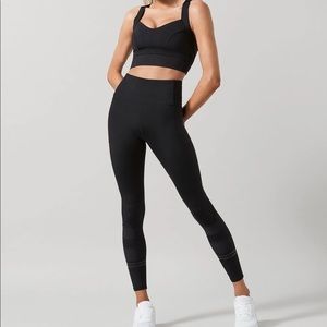 Lilybod Smoke Black Leggings Size M